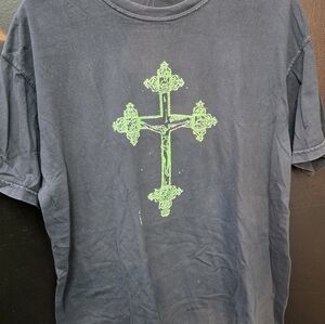 Rare Sludge Hardcore Band Left Behind Tshirt L